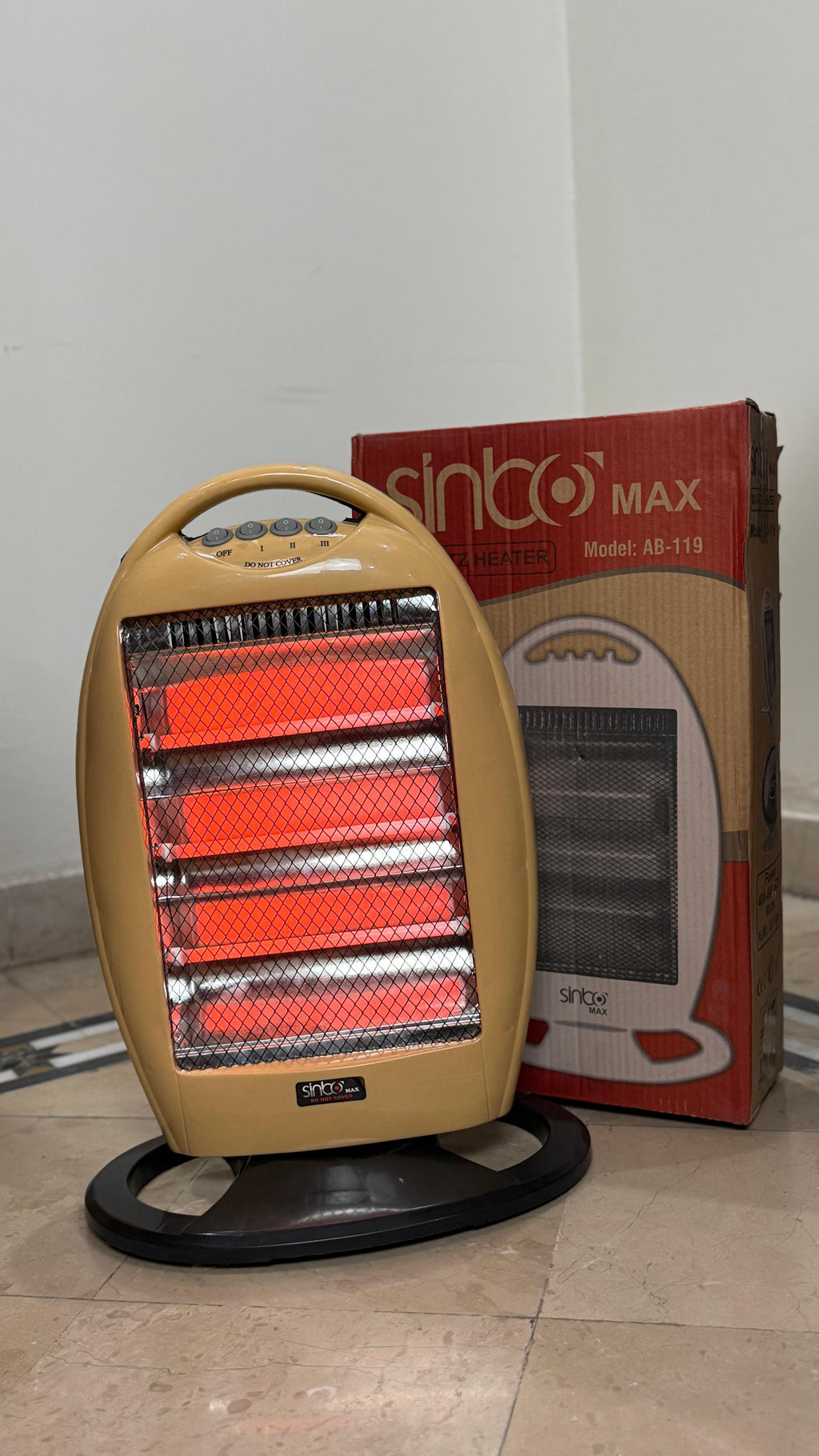 SinboMax 3 Rod Heater AB-119